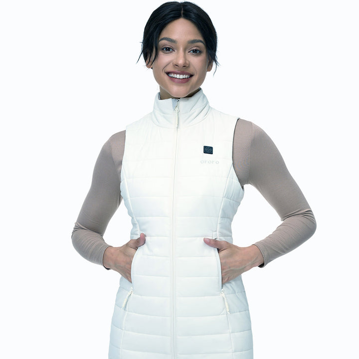 Women's Heated Long Puffer Vest