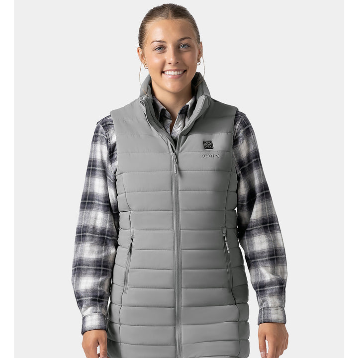 Women's Heated Long Puffer Vest