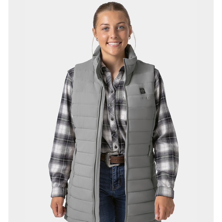 Women's Heated Long Puffer Vest