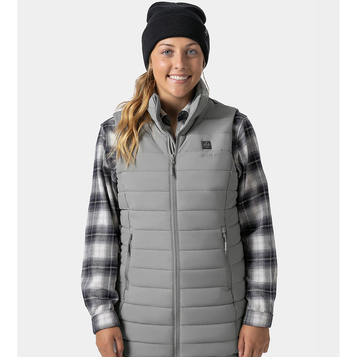 Women's Heated Long Puffer Vest