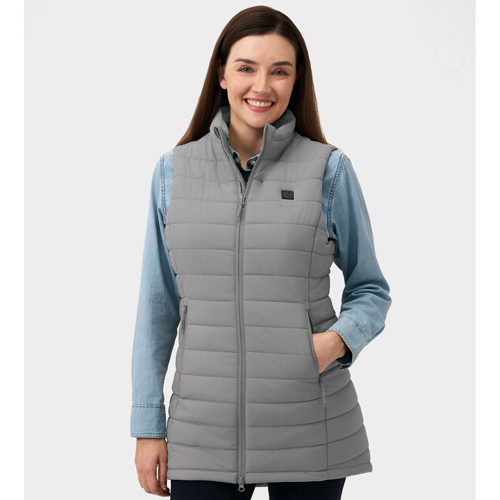 Women's Heated Long Puffer Vest