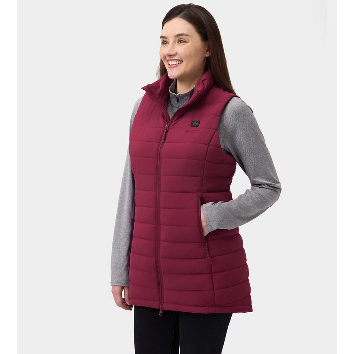 Women's Heated Long Puffer Vest