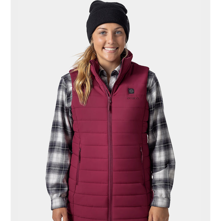 Women's Heated Long Puffer Vest