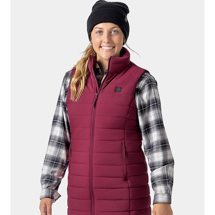 Women's Heated Long Puffer Vest