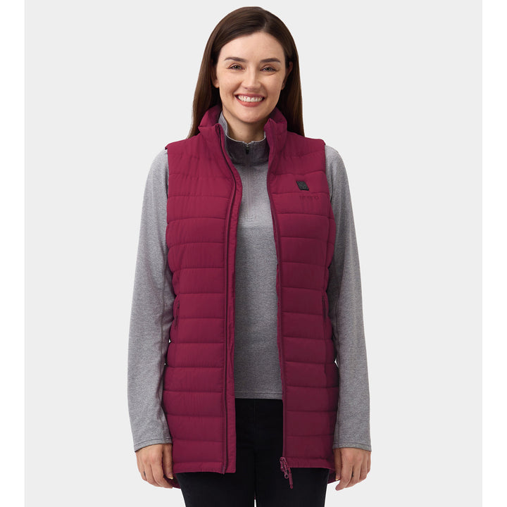 Women's Heated Long Puffer Vest