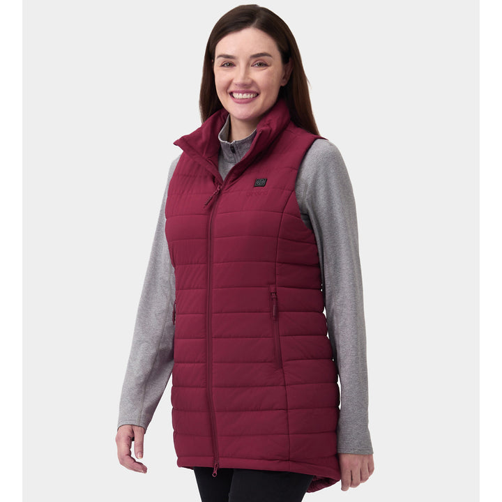 Women's Heated Long Puffer Vest
