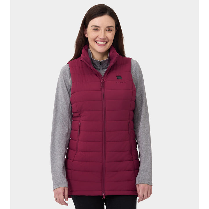 Women's Heated Long Puffer Vest