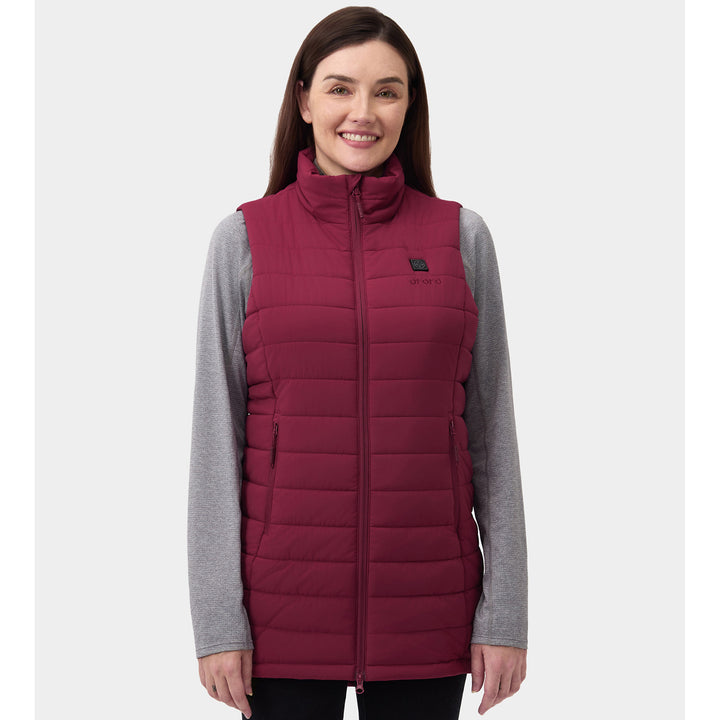 Women's Heated Long Puffer Vest