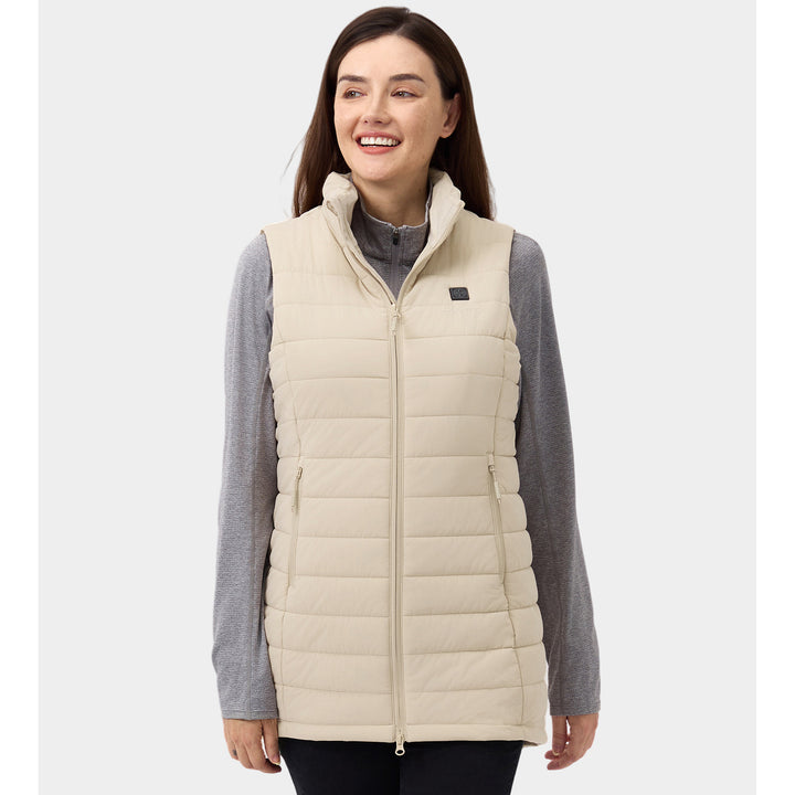 Women's Heated Long Puffer Vest