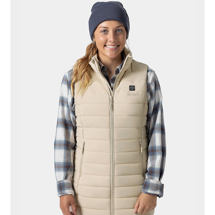 Women's Heated Long Puffer Vest