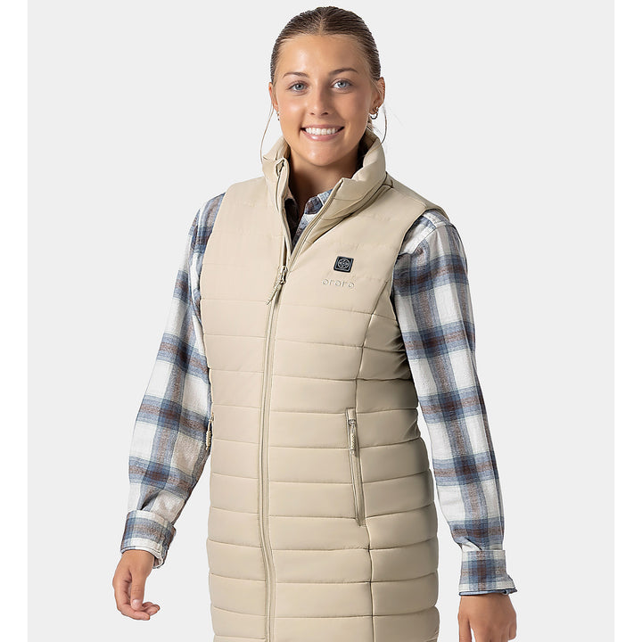 Women's Heated Long Puffer Vest