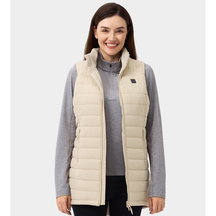 Women's Heated Long Puffer Vest