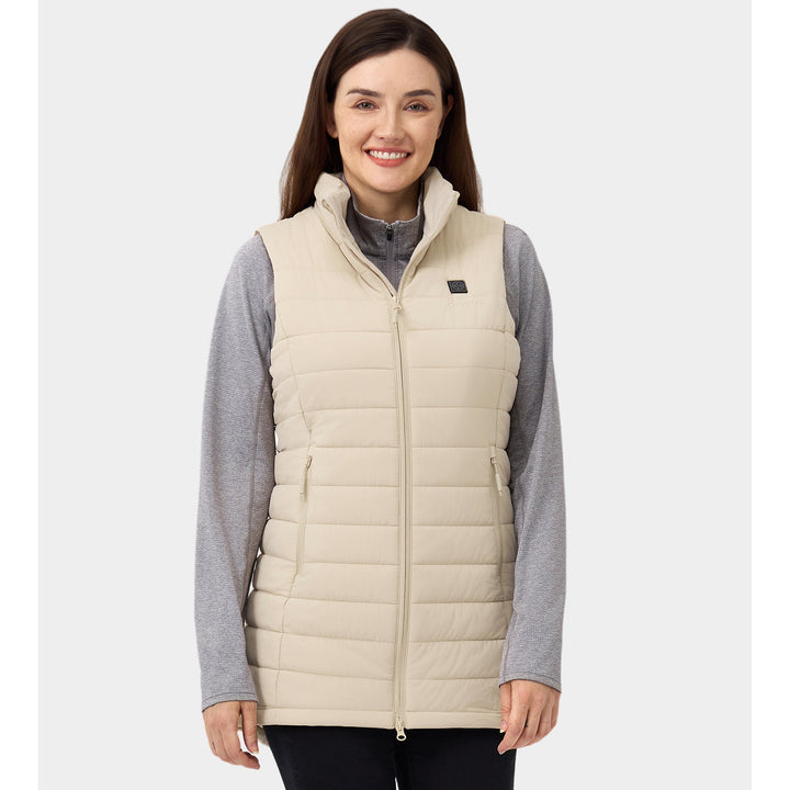 Women's Heated Long Puffer Vest