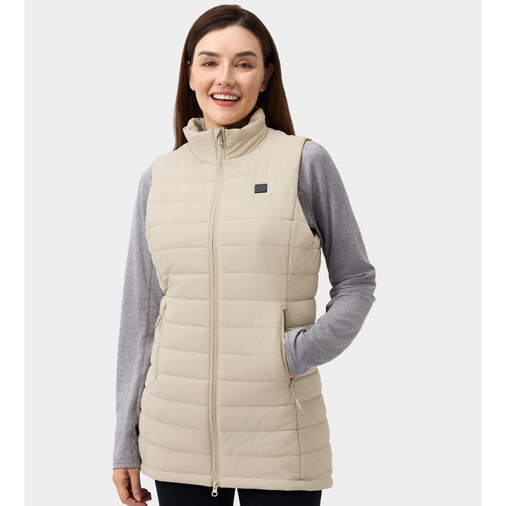Women's Heated Long Puffer Vest