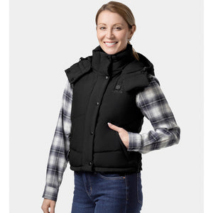 Women's Heated Hooded Down Vest
