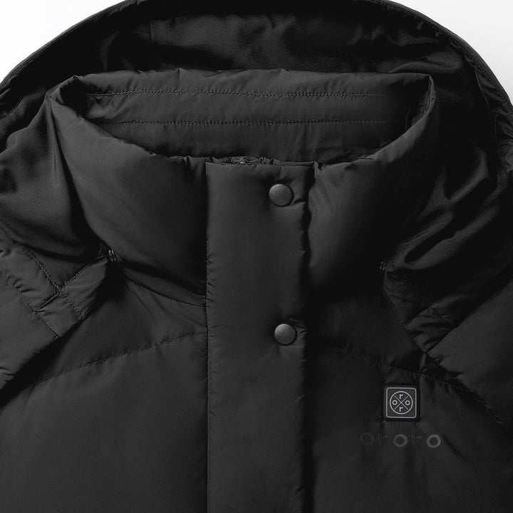 Women's Heated Hooded Down Vest