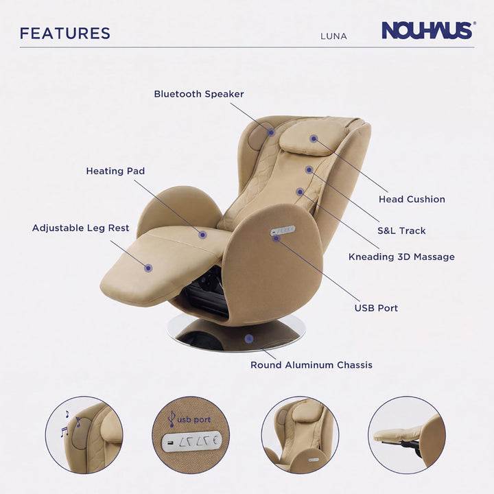 3D Zero Gravity Heated Full Body Massage Chair