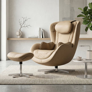 Heated Full Body Massage Chair with Ottoman