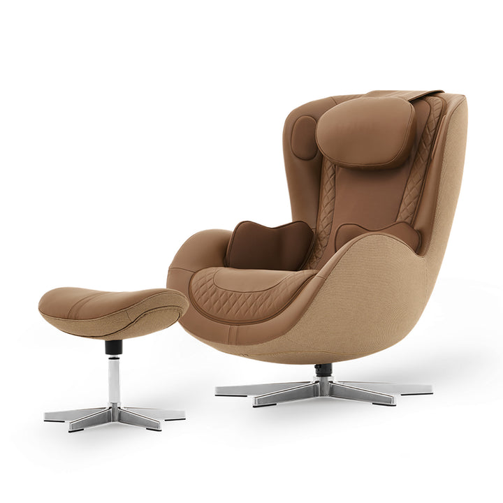 Heated Full Body Massage Chair with Ottoman