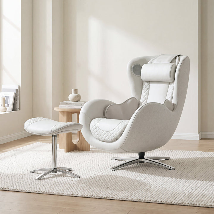 6-Mode Heated Full Body Massage Chair with Ottoman