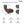 6-Mode Heated Full Body Massage Chair with Ottoman