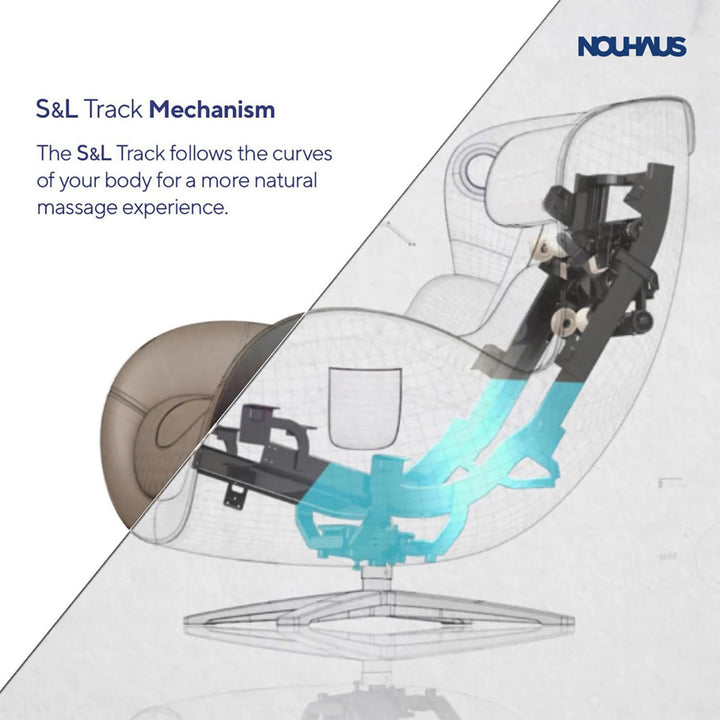 6-Mode Heated Full Body Massage Chair with Ottoman