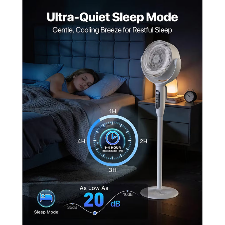 Cordless Indoor/Outdoor Adjustable Oscillating Fan