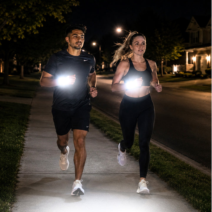 360° Hands-Free Dual Light Wrist Flashlight