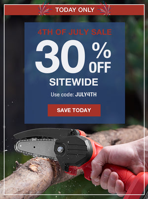 July 4th Sale 30% off with mini chainsaw