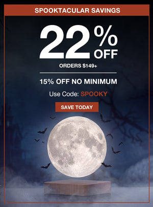 Spooktacular Savings 22% off $149 or 15% off no min with code SPOOKY