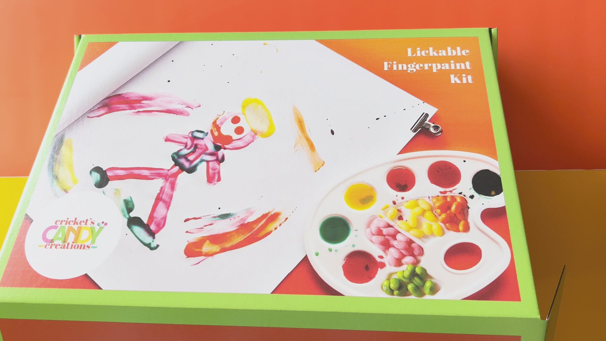 Edible Lickable Finger Paint Craft Kit