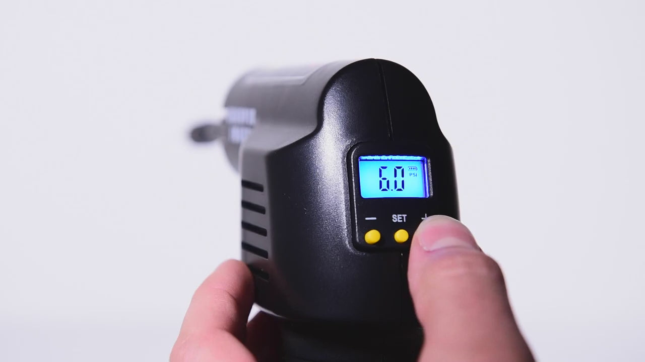 Cordless Auto Stop Tire Inflator by Sharper Image