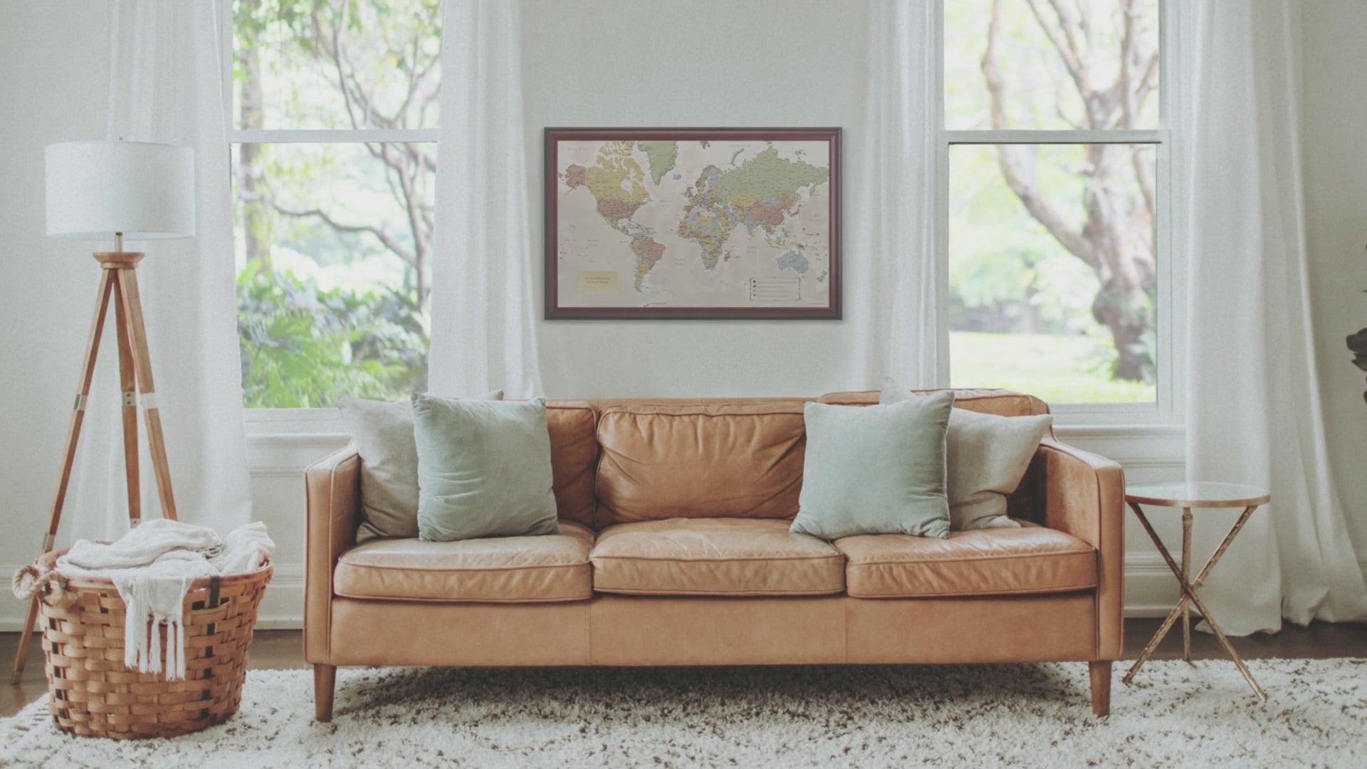 World Traveler Push Pin Map – Sharper Image