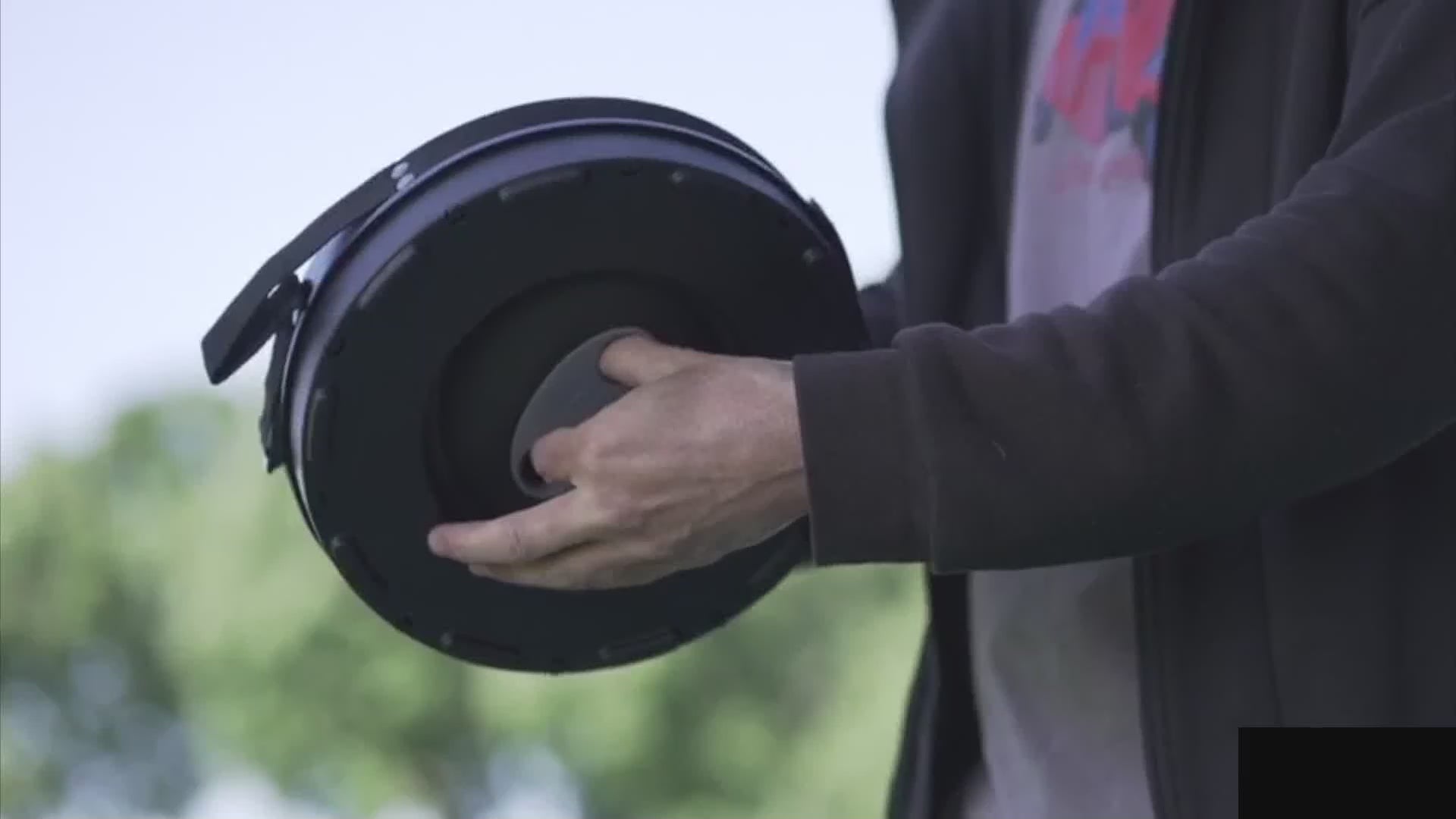 Portable Retractable Stool | Instant Seating | Sharper Image